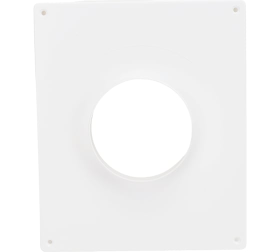 Изображение товара Площадка торцевая пластиковая с фланцем (205x240 мм; 100 мм) ВИЕНТО 100П