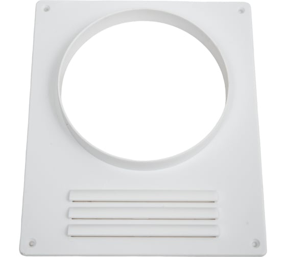 Изображение товара Площадка торцевая пластиковая с фланцем и решеткой (205x240 мм; 150 мм) ВИЕНТО 150ПР