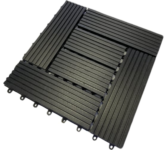 Изображение товара Садовый паркет MasterDeck Антрацит 11 шт. 100610000