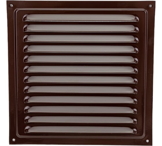 Изображение товара Решетка металлическая (200x200 мм; коричневая) ВИЕНТО РМ2020кор