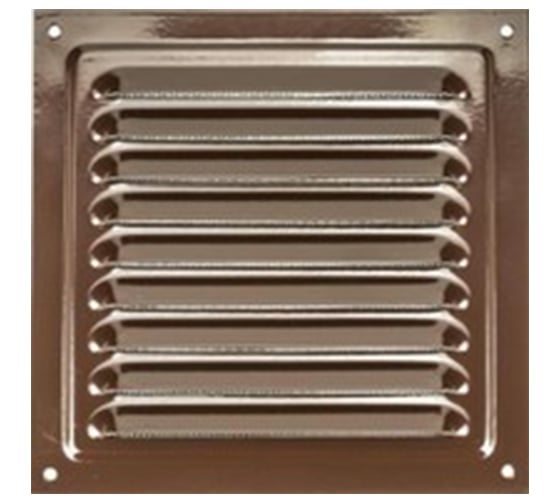 Изображение товара Решетка металлическая (170x240 мм; коричневая) ВИЕНТО РМ1724кор