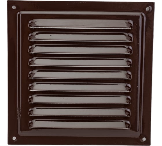 Изображение товара Решетка металлическая (150x150 мм; коричневая) ВИЕНТО РМ1515кор