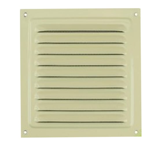 Изображение товара Решетка металлическая (100x100 мм; бежевая) ВИЕНТО РМ1010беж