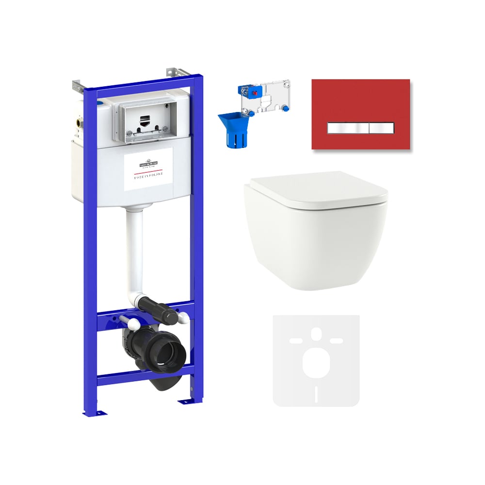 Изображение товара Унитаз Lavinia One Rimless 75110121 с безободковым способом и антибактериальным покрытием Изображение товара Унитаз Lavinia One Rimless 75110121 с безободковым способом и антибактериальным покрытием