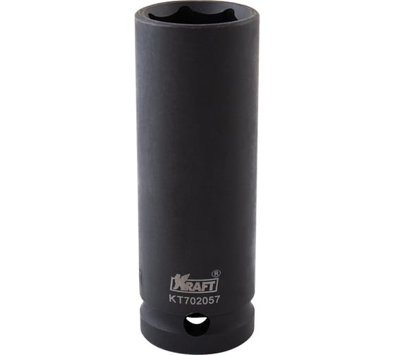 Изображение товара Головка ударная 6-гранная удлиненная 19 мм, 1/2"DR KRAFT KT 702057