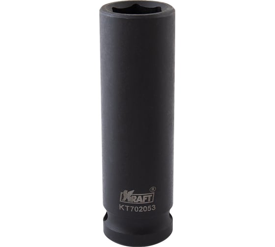 Изображение товара Головка ударная 6-гранная удлиненная 15 мм, 1/2"DR KRAFT KT 702053