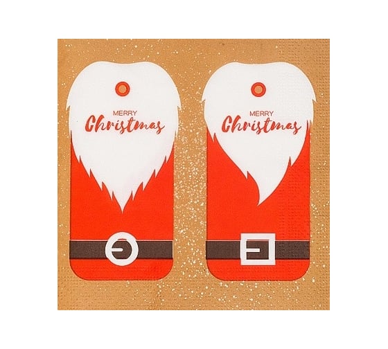 Изображение товара Бумажная салфетка PAPSTAR РОЖДЕСТВЕНСКИЙ МОТИВ 33х33 см, 3 слоя, 20 шт/уп 1/15 PS-87900