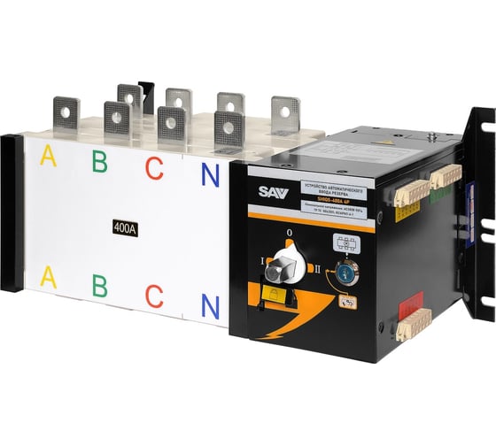 Изображение товара Устройство автоматического ввода резерва SAV SHIQ5-400/4P 019926