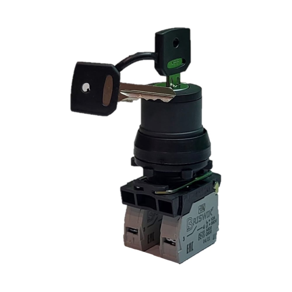 Изображение товара Переключатель Briswik ПЕ 171/2 черный IP40 10А переменный/постоянный