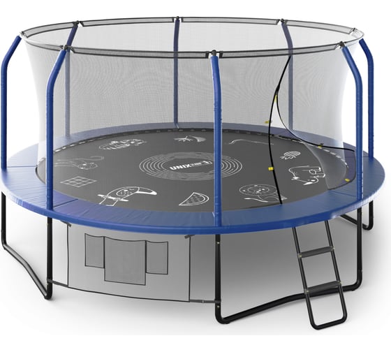 Изображение товара Батут UNIXline SUPREME GAME 14 ft blue TRUSUG14BL