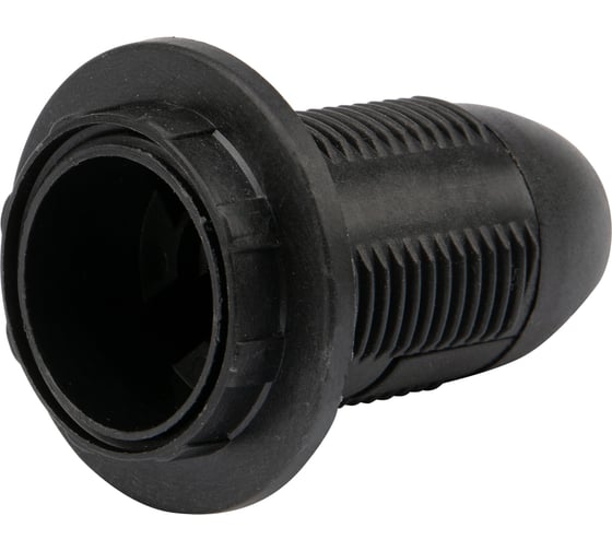 Изображение товара Термостойкий подвесной патрон REXANT пластиковый с кольцом Е14 черный 11-8827