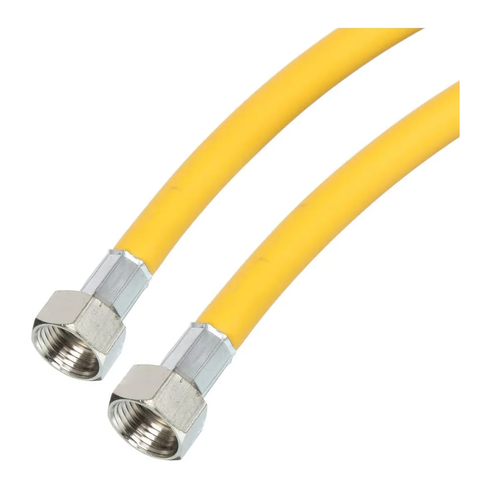 Подводка газовая STACORT с внутренними муфтами, 1/2 дюйма, желтая, 500 мм TR15-500G(GAS)