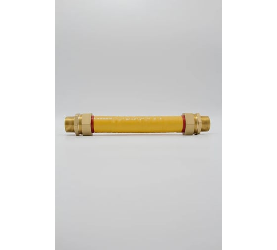 Изображение товара Подводка газовая STACORT с наружными муфтами, 1/2 дюйма, желтая, 2000 мм TR15-2000SH(GAS)
