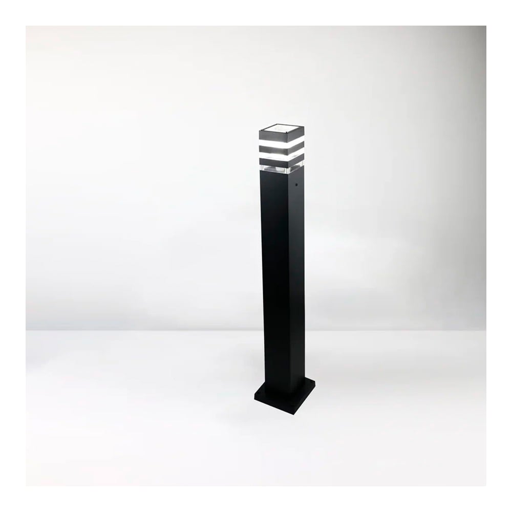 Садово-парковый светильник General Lighting Systems GPF-E27-M-IP65 черный средний с тройным боковым рассеивателем 662606