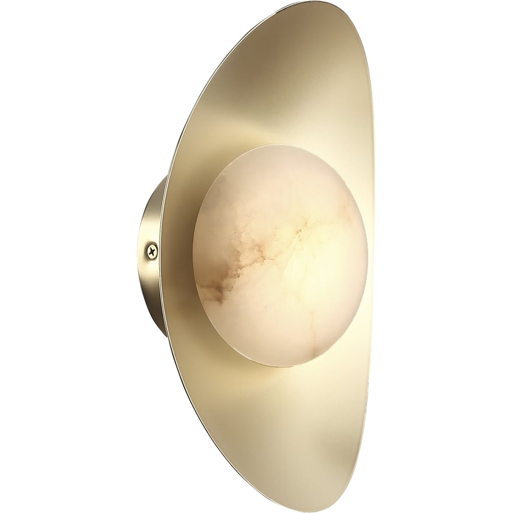 Светильник настенный ST LUCE Золотистый/Алебастр LED 1*7W 3000K SL6229.211.01