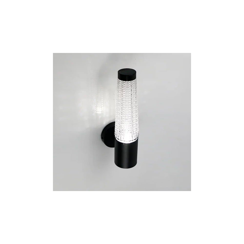 Фасадный светильник General Lighting Systems Кристал мини GWL-MR16-GU10-R-IP65 черный 662569