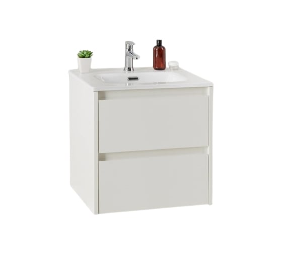 Изображение товара Подвесная база под раковину BelBagno KRAFT Bianco Opaco 39-500/390-2C-SO-BO
