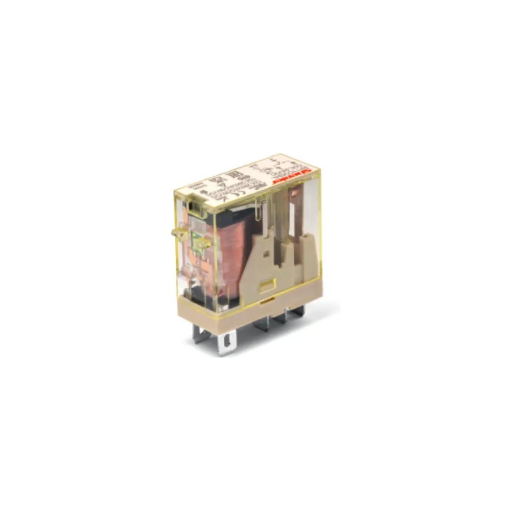 Реле SHENLER НТК Приборэнерго 1CO, 12A(250VAC/30VDC), 230VAC, мех. индикация, тест-кнопка с блокировкой, LED RFT1CO730LT