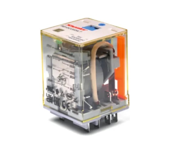 Изображение товара Реле Shenler НТК Приборэнерго, 1NO, 16A(400VAC)/ 10A(220VDC), 220VDC(0,65Un) RZA, тест-кнопка, LED, магнит REH1AO220LTSMQ