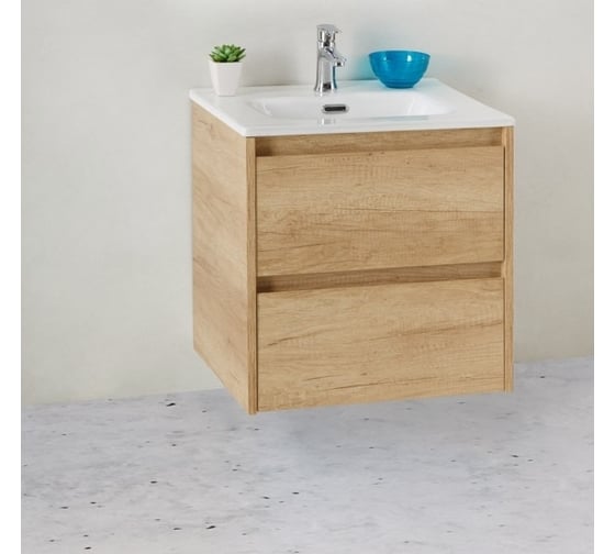 Изображение товара Подвесная база под раковину BelBagno KRAFT Rovere Nebrasca Nature 39-600/390-2C-SO-RNN
