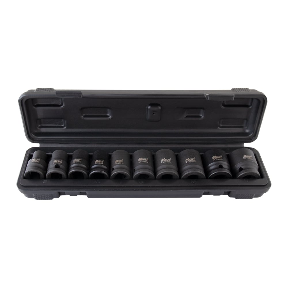 Изображение товара Набор ударных головок (10 шт; 10-24 мм; 1/2) KRAFT KT 702033