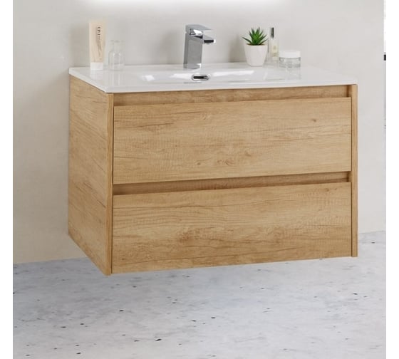 Изображение товара Подвесная база под раковину BelBagno KRAFT Rovere Nebrasca Nature 39-700/390-2C-SO-RNN