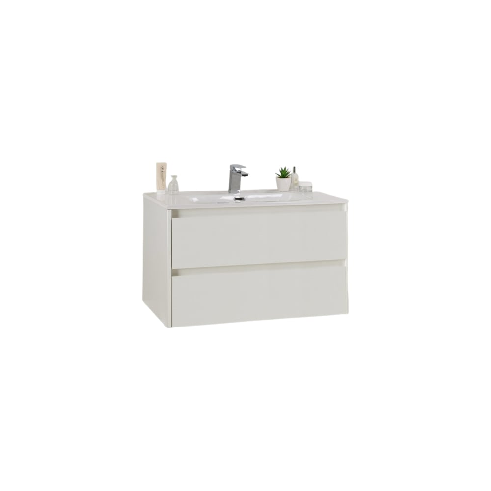 Изображение товара Подвесная база под раковину BelBagno KRAFT Bianco Opaco 39-800/390-2C-SO-BO