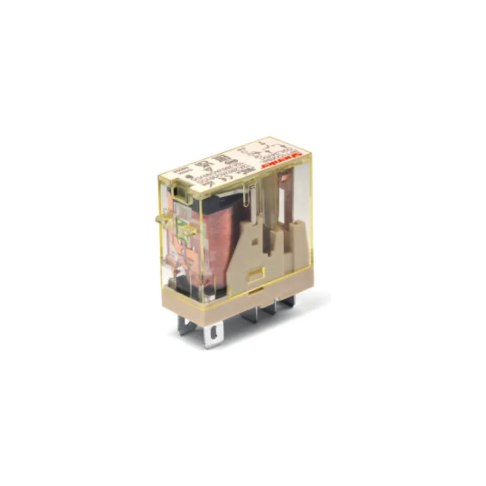 Реле SHENLER НТК Приборэнерго 2CO, 8A(250VAC/30VDC), 48VDC, мех. индикация, тест-кнопка с блокировкой, LED RFT2CO048LT
