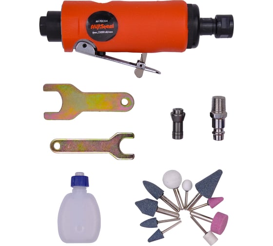 Изображение товара Пневмобормашина AV Steel с набором насадок AV-701814