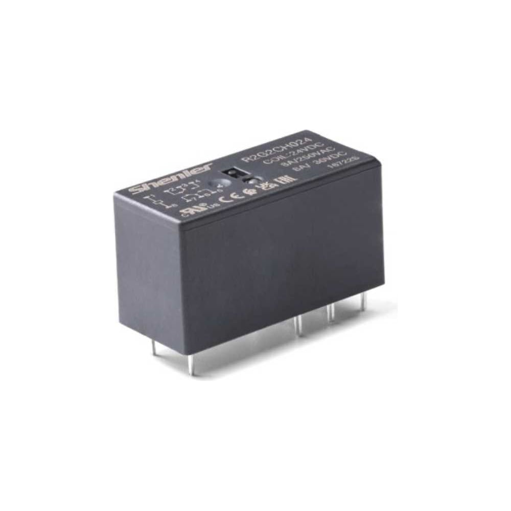 Реле SHENLER НТК Приборэнерго 2CO, 8A(250VAC/30VDC), 24VAC, растр. 5mm, IP50 R2G2CH524