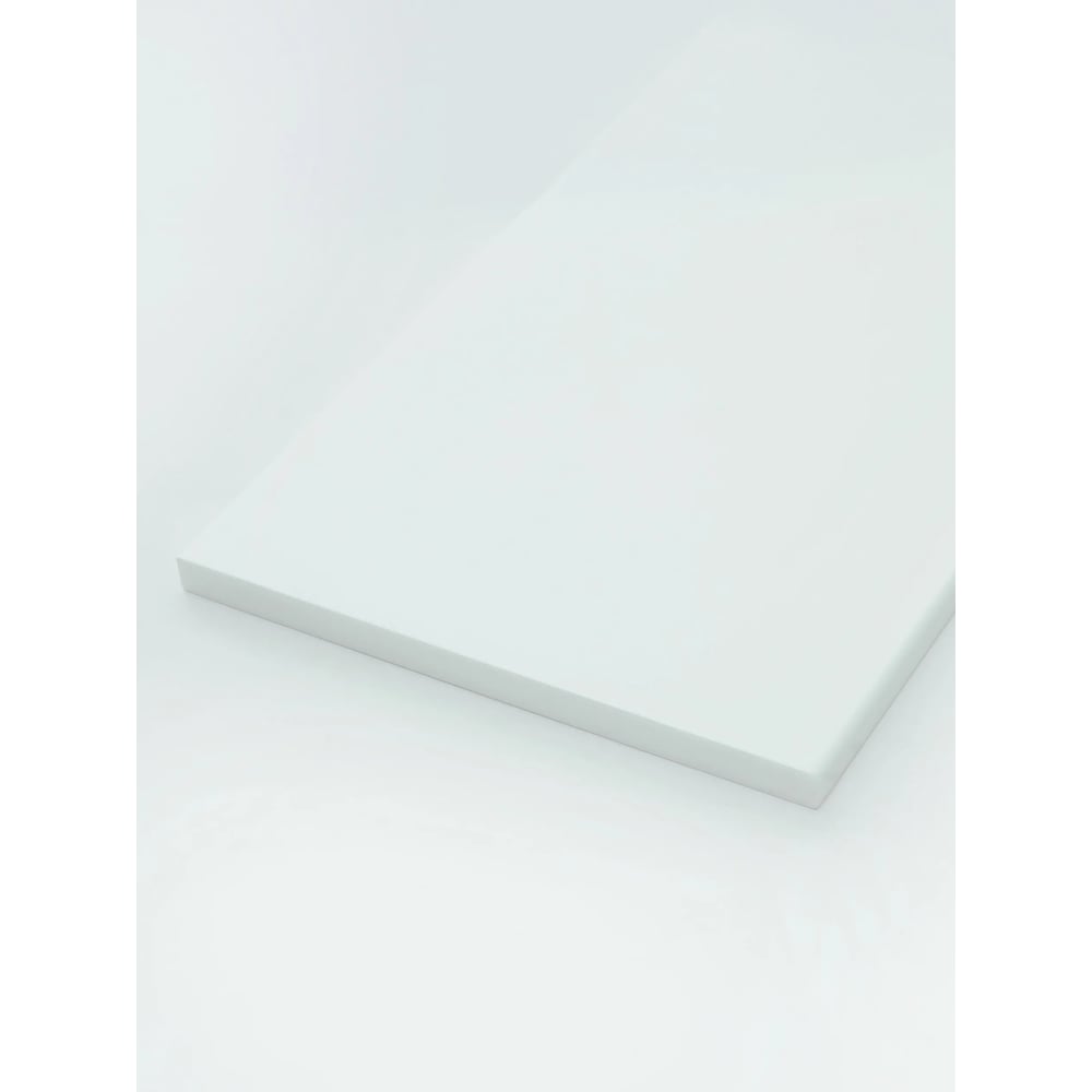 Столешница из искусственного камня для кухни и ванной BNV 2200x600x12 мм, глянцевая, белый гранит СТ_2200х600х12_сер