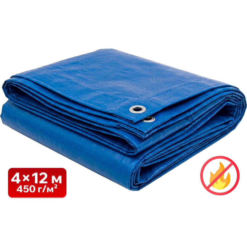 Тент ПВХ негорючий без утеплителя SAMGRUPP 4х12 м (450-500 гр/м2) (48 м2) SAMP-0790450412П