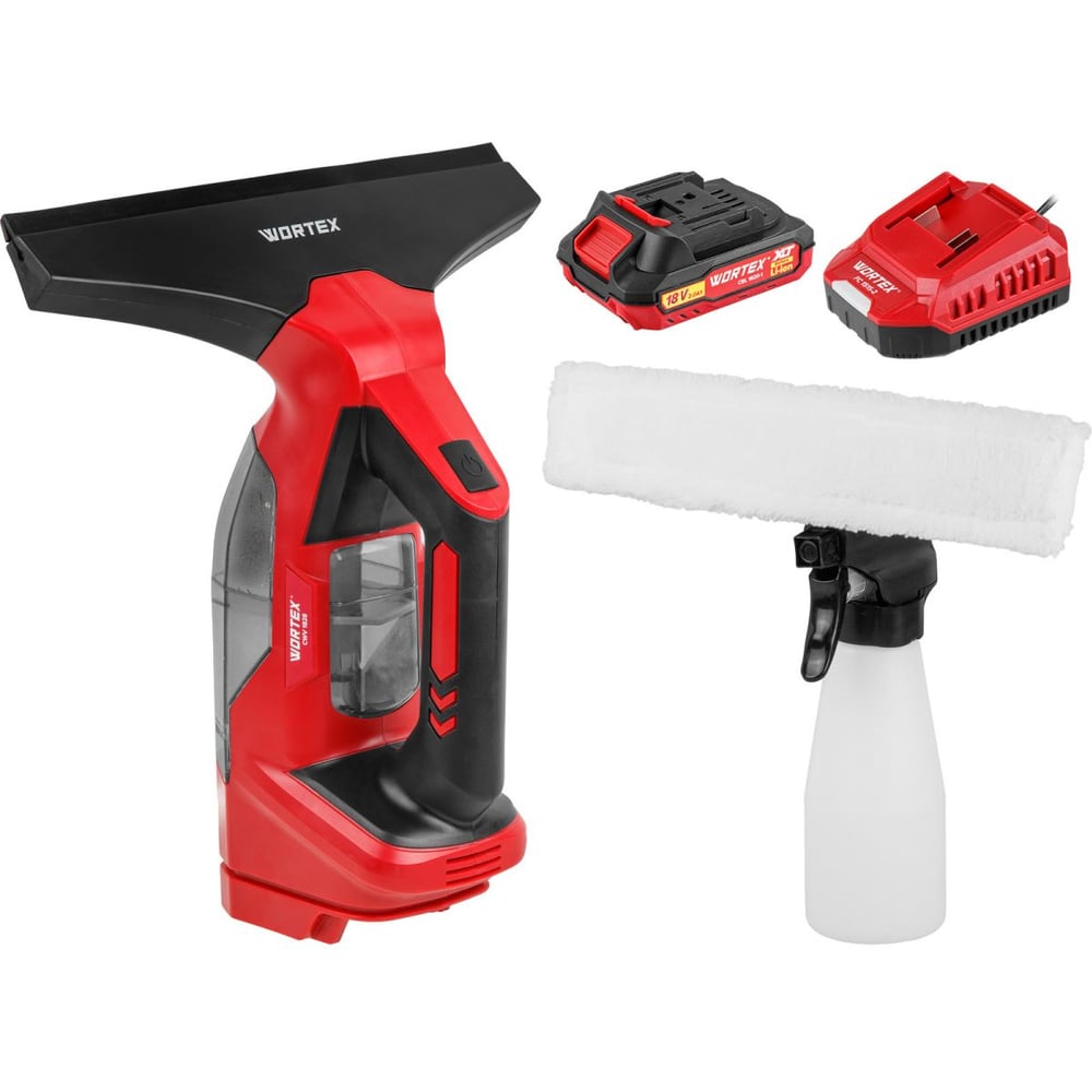 Аккумуляторный стеклоочиститель WORTEX CWV 1828 в кор. ALL1 XLT SET 1х2 А*ч, 18 В, 280 мм, 100 мл ЦИ-0004435236