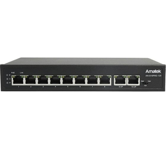 Изображение товара Коммутатор Amatek AN-S10P8GA 7000617