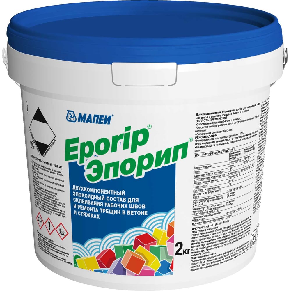 Ремонт трещин в бетоне и стяжках MAPEI FG01902