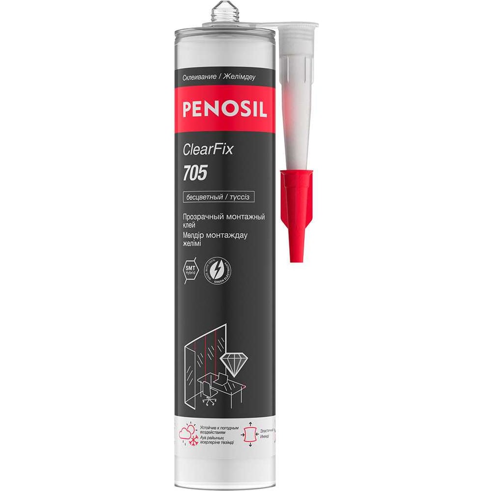 Клей гибридный прозрачный PENOSIL ClearFix 705 280 мл бесцветный H0046Z
