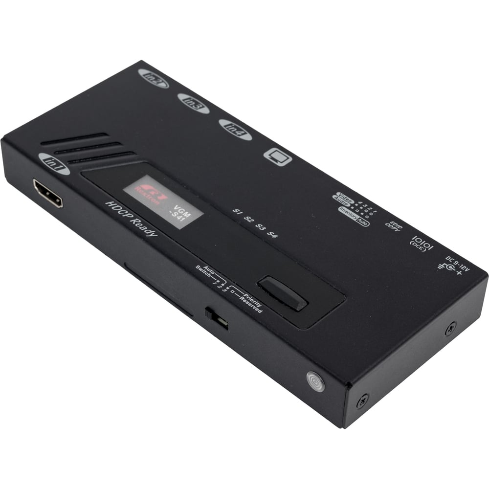 Изображение товара HDMI переключатель REXTRON VGM-S41 для разрешения до 1920x1200, 4 входа, 1 выход