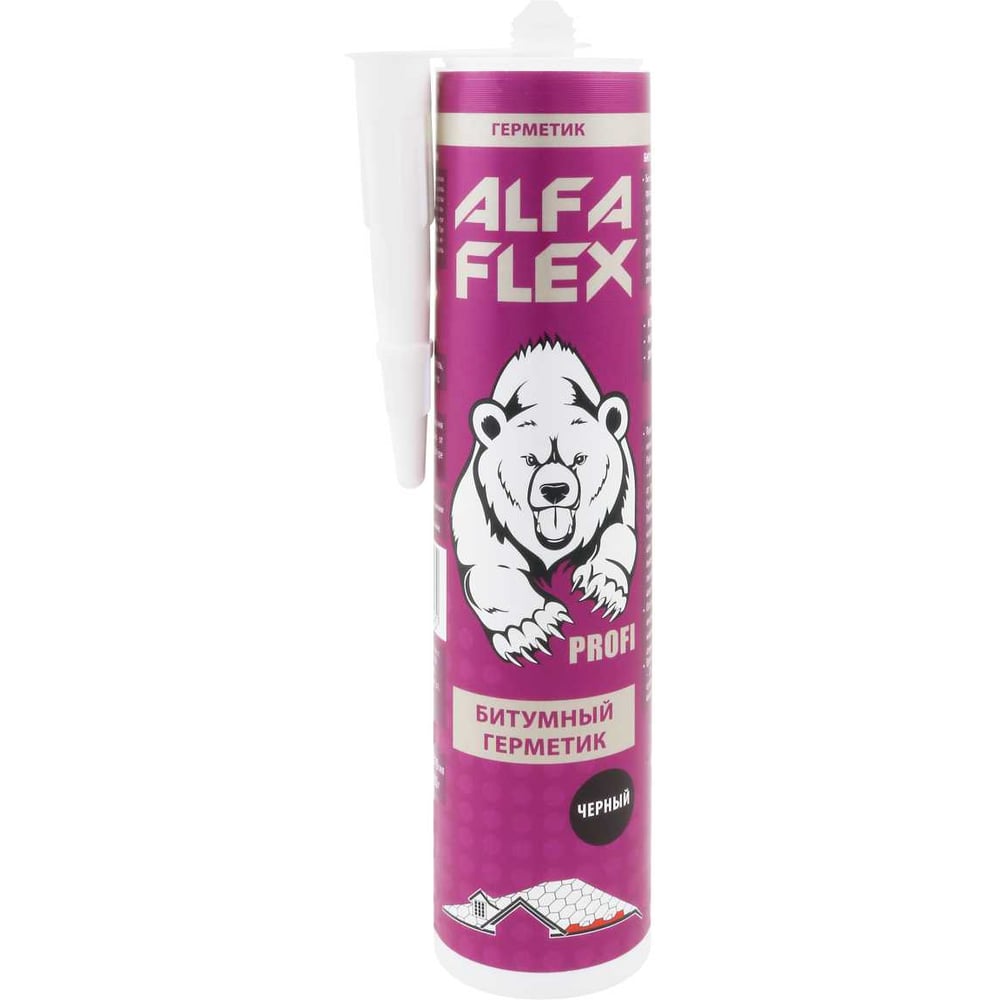 Герметик битумный ALFAFLEX «ALFA Flex» черный 310 мл 775756