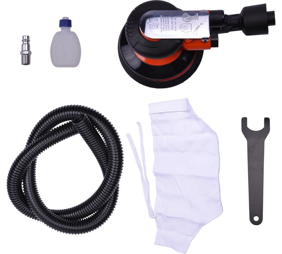 Изображение товара Пневматическая орбитальная шлифмашина AV Steel 125 мм с отсосом AV-701335