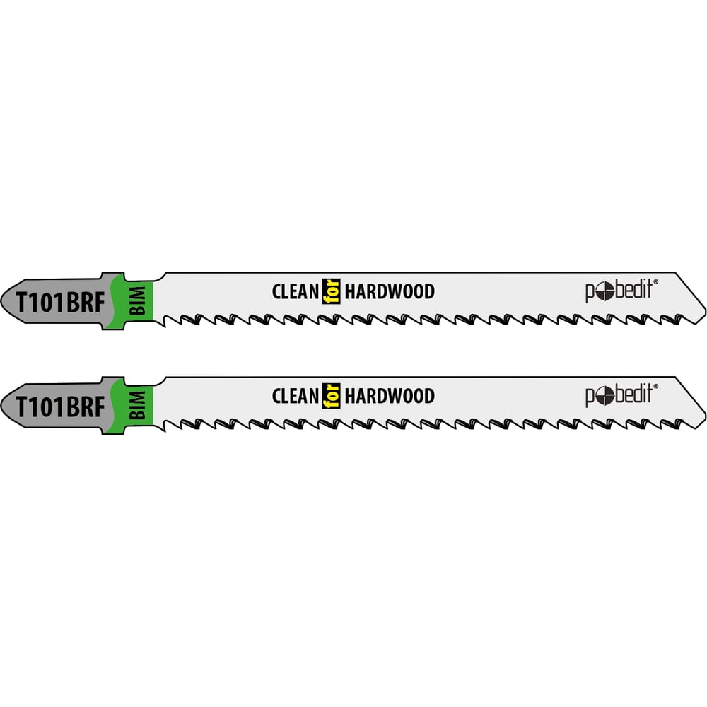 Изображение товара Полотна для электролобзика Pobedit T101BRF, BIM, (2шт) 2500272