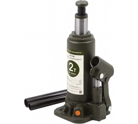 Изображение товара Гидравлический бутылочный домкрат Дело Техники 2 т, 181-345 мм, в кейсе 903121