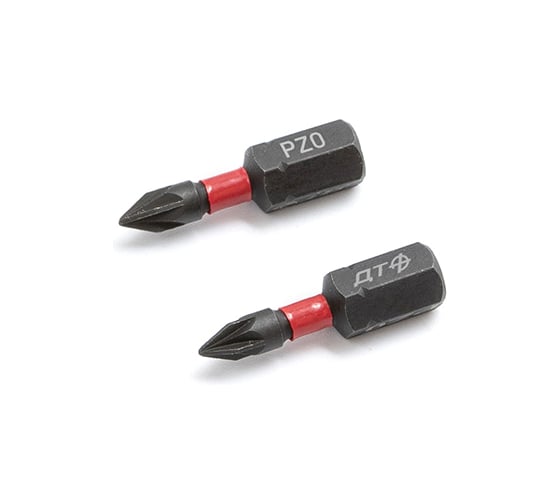 Изображение товара Бита ударная Дело Техники 1/4", PZ0 × 25 мм, 2шт. 793502