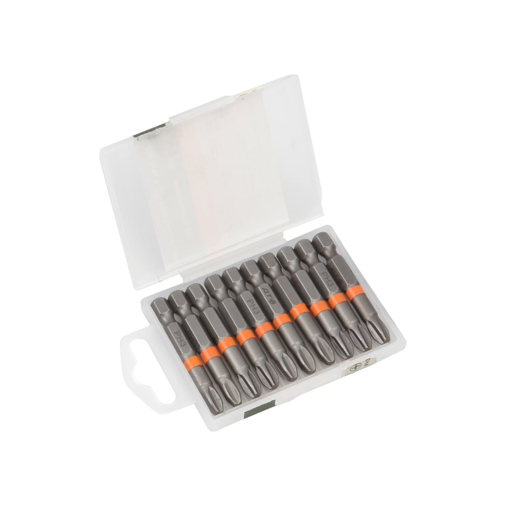 Изображение товара Комплект бит для шуруповертов PH3х50 мм 10 штук Дело Техники