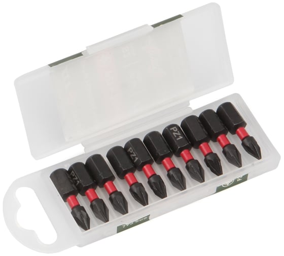 Изображение товара Бита ударная Дело Техники 1/4", PZ1 × 25 мм, 10шт. 793605