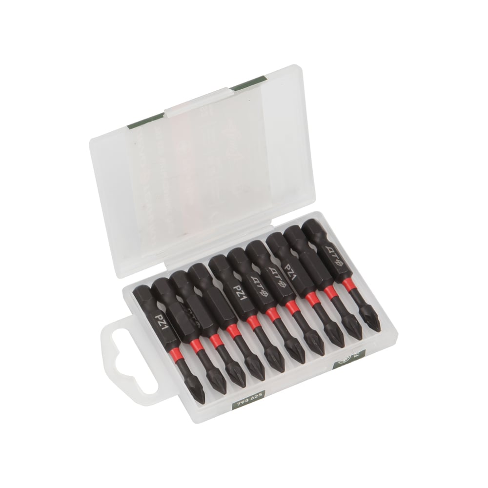 Изображение товара Ударная бита PZ1х50 мм 10 шт для шуруповёртов и электродрелей