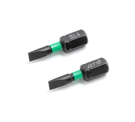Изображение товара Бита ударная Дело Техники 1/4", SL4 × 25 мм, 2шт. 792202