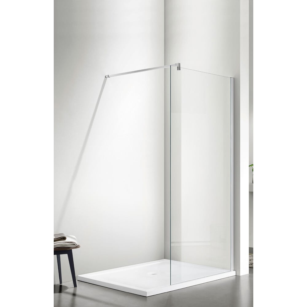 Изображение товара Душевое ограждение SANTREK AQUA Тour - SG-1100-С-Chrome 1100х1950 стекло прозрачное 6мм, профиль хром (штанга в комплекте) 314200 Изображение товара Душевое ограждение SANTREK AQUA Тour - SG-1100-С-Chrome 1100х1950 стекло прозрачное 6мм, профиль хром (штанга в комплекте) 314200