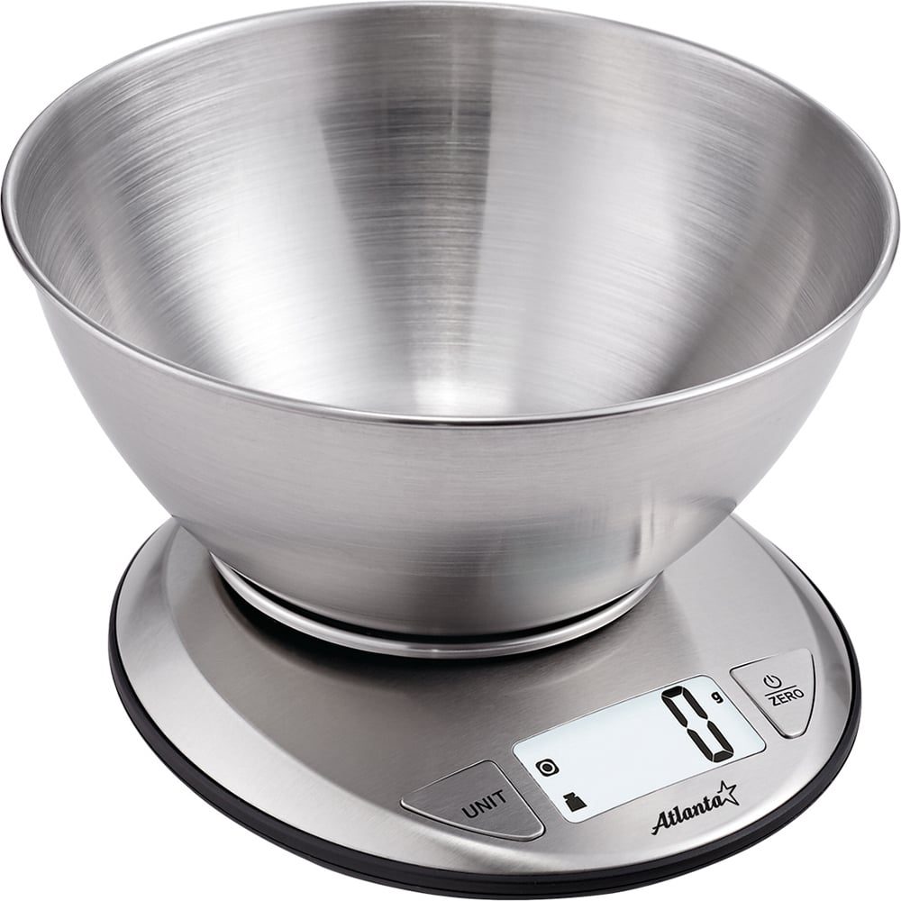 Кухонные электронные весы с чашей Atlanta ATH-6193 silver