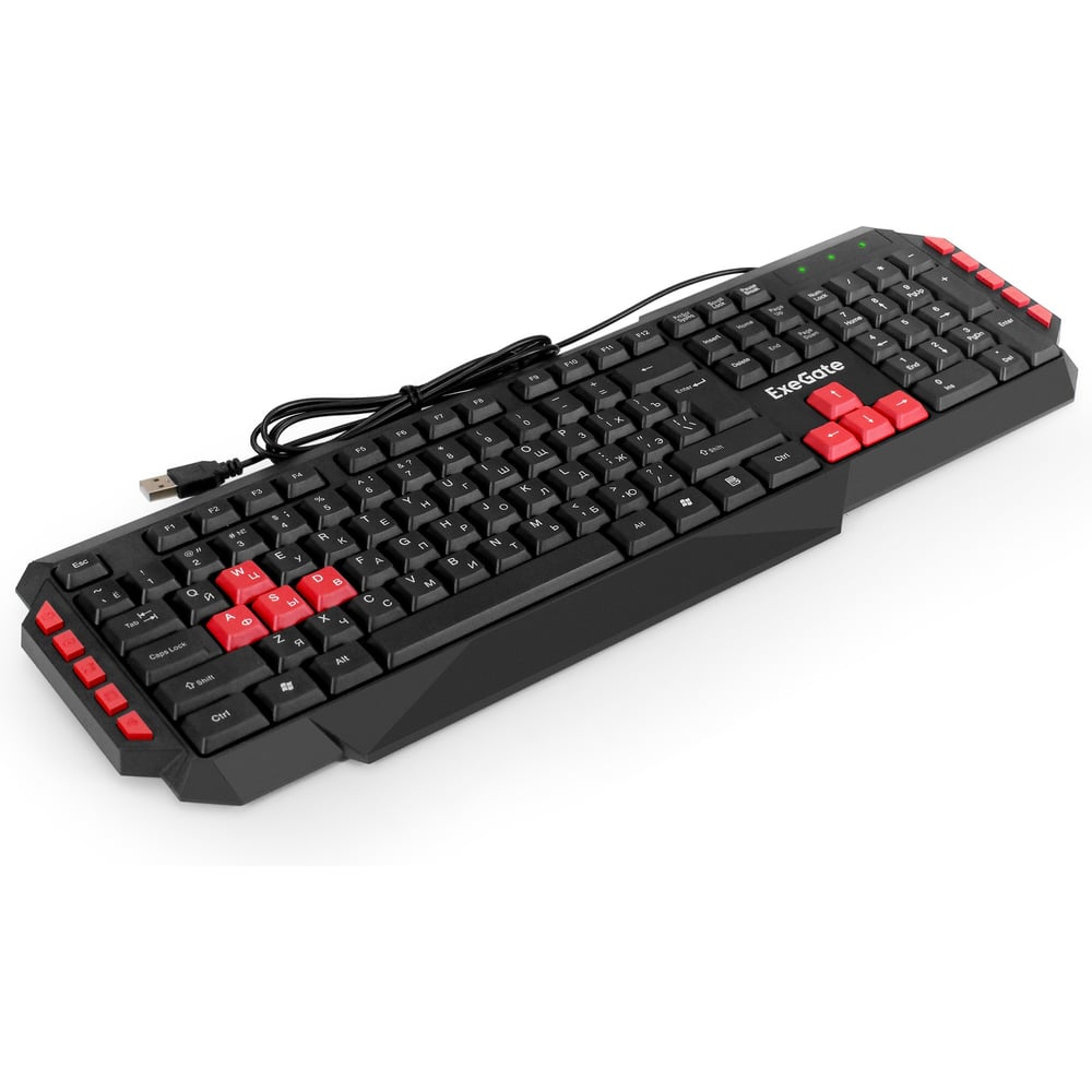 Изображение товара Клавиатура ExeGate Multimedia Professional Standard LY-505M USB, полноразмерная, влагозащищенная, 114кл., Enter большой, 8 красных клавиш, мультимедиа, длина 296103 Изображение товара Клавиатура ExeGate Multimedia Professional Standard LY-505M USB, полноразмерная, влагозащищенная, 114кл., Enter большой, 8 красных клавиш, мультимедиа, длина 296103