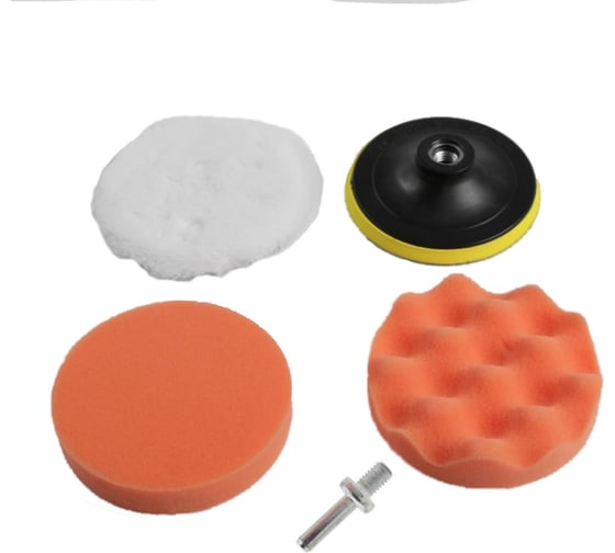 Изображение товара Тарелка опорная с кругами для полировки (5 предметов; 125 мм) TORSO 4382754